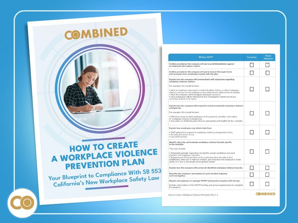 Workplace Violence Prevention Plan Checklist - LC